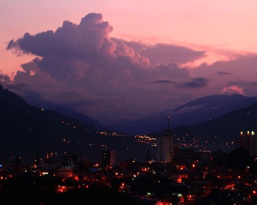 Quiet evening at home after work in Colombia